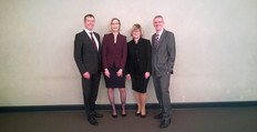 Generalstaatsanwalt Andreas Heuer, Oberstaatsanwältin Dr. Christiane Hölscher, Niedersächsische Justizministerin Antje Niewisch-Lennartz, Leitender Oberstaatsanwalt a.D. Roland Herrmann