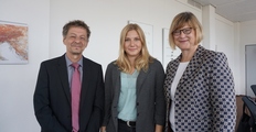 v.l.: Prof. Dr. Klaus-Peter Dahle, Lisann Killig, Antje Niewisch-Lennartz