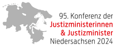 Logo 95. Konferenz der Justizministerinnen und Justizminister Niedersachsen 2024