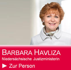 Portait der Justizministerin Barbara Havliza (zum Lebenslauf der Ministerin)