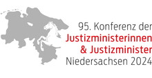 Logo 95. Konferenz der Justizministerinnen und Justizminister 2024