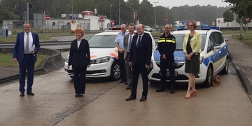 Justizministerin während ihrer Sommerreise: Treffen mit der Bundespolizei