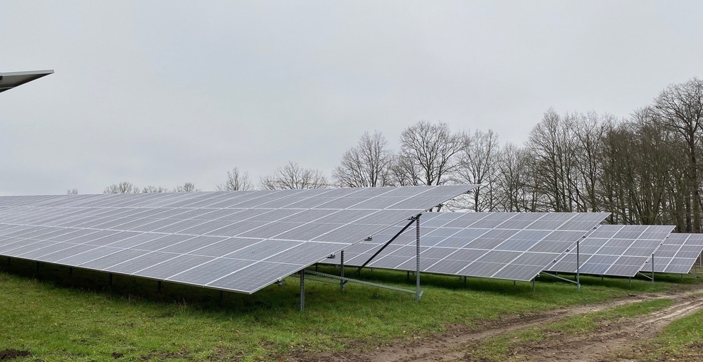 Photovoltaikanlage auf dem Gelände der JVA Uelzen