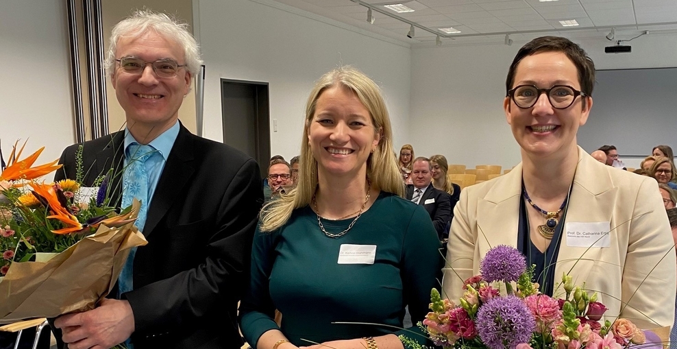 v.l.: Prof. Dr. Martin Schöpflin, LL.M, Dr. Kathrin Wahlmann, Prof. Dr. Catharina Erps