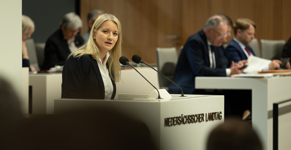 Ministerin Dr. Wahlmann im Landtag