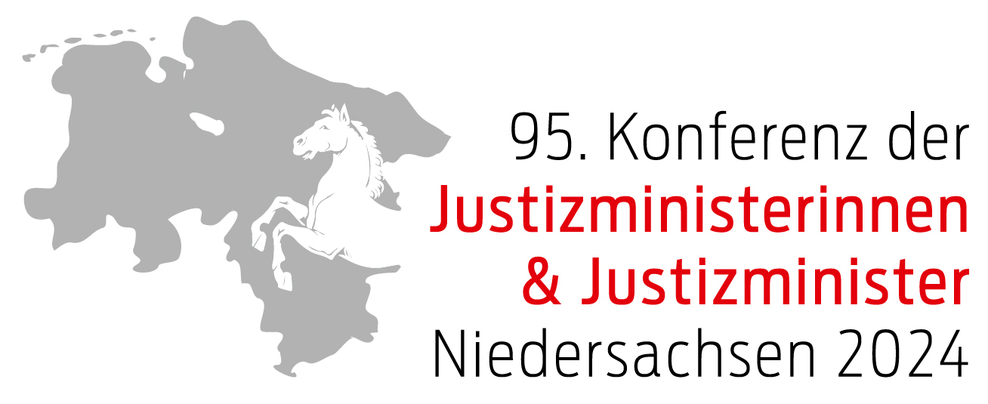 Logo 95. Konferenz der Justizministerinnen und Justizminister Niedersachsen 2024
